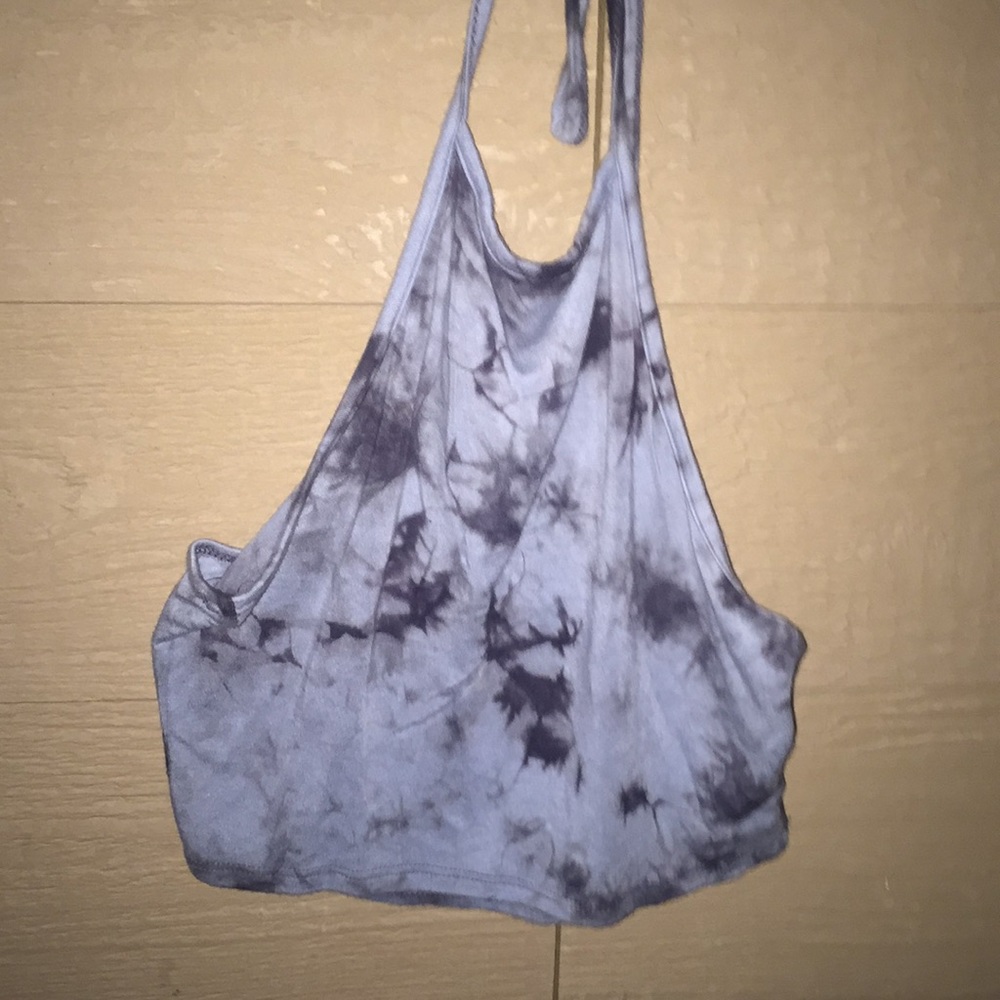 Full Tilt, Tye Dyed, Neck Tie, Super Cute Crop Top